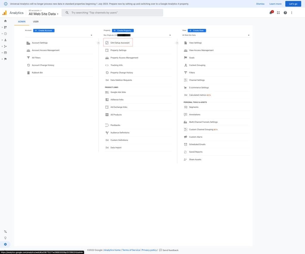 Step 1 1 1 1024x853 Google Analytics 4 Setup Step 4