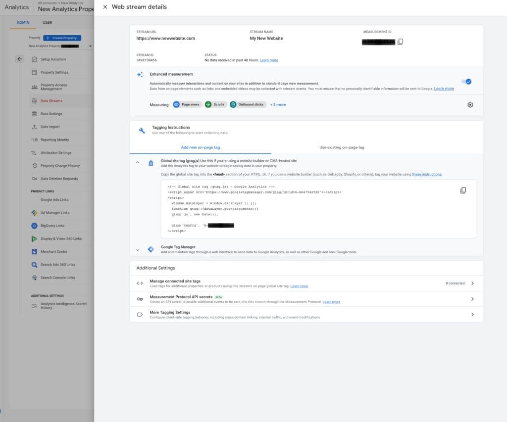 GA Global Site Tag 1 1024x853 how do I integrate my google analytics 4 (ga4) to my Shopify account? Step 6