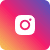 Instagram logo: A white camera icon inside a rounded square with a gradient background of pink, purple, and orange.